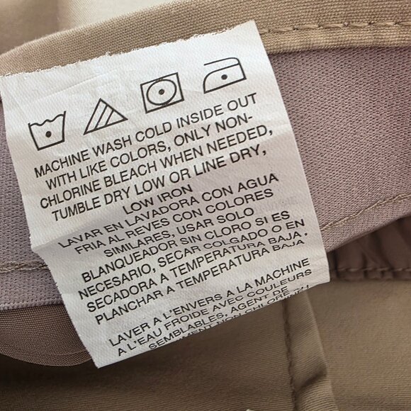 Lee Women's Ultra Lux Comfort Pant Flex Motion Waistband Khaki 14 Short NWT - Picture 4 of 6